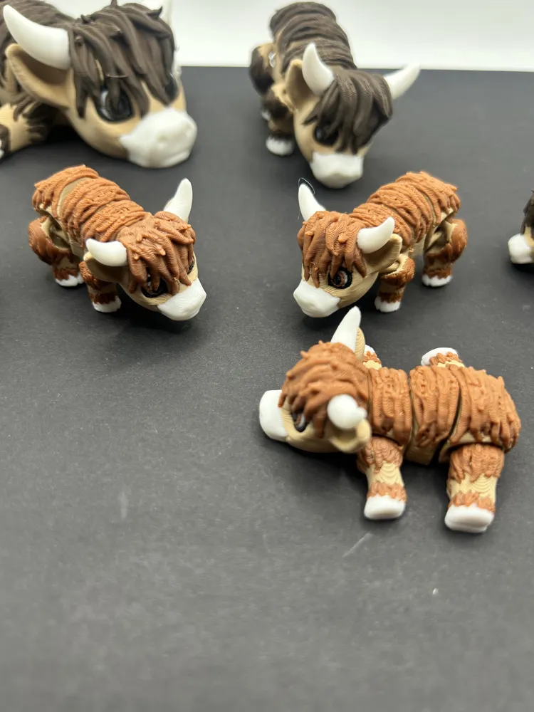 Highland Cow - Free 3D Print Model - MakerWorld