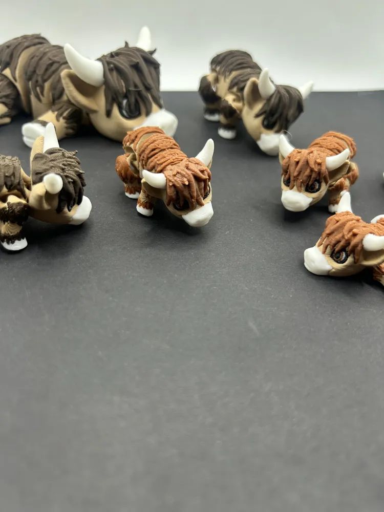 Highland Cow - Free 3D Print Model - MakerWorld