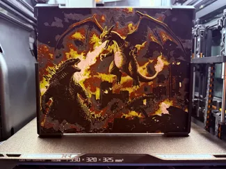 Charizard Vs Godzilla HueForge