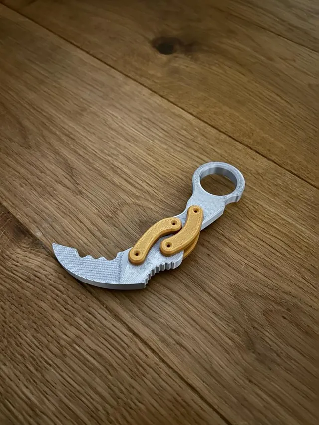 Kerambit knife fidget toy