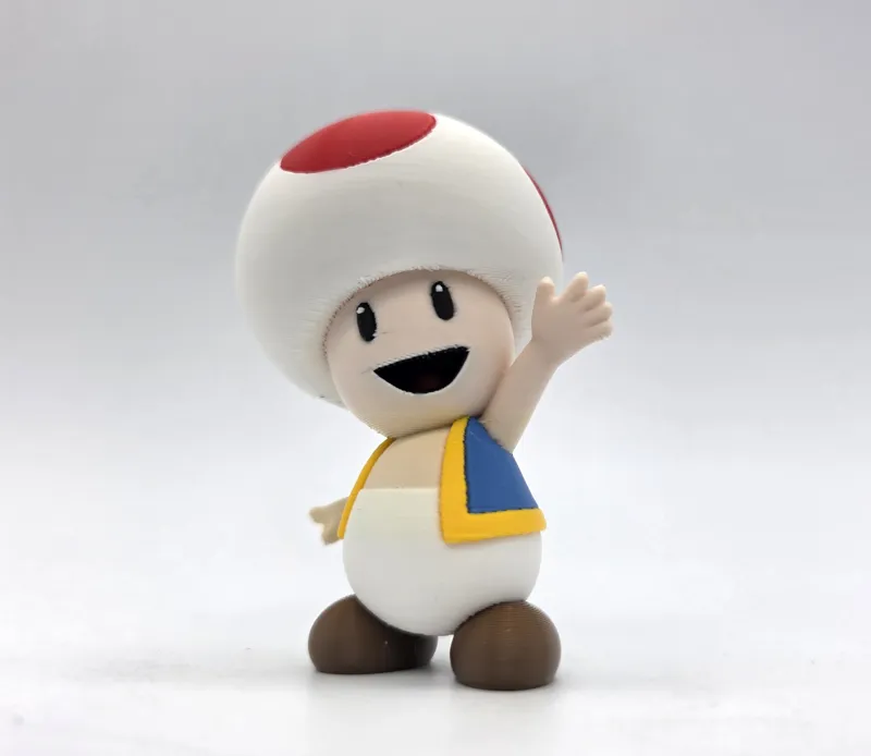 Waving Toad Figurine 6 Color
