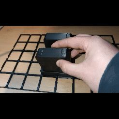 Gridfinity Topper for Clamshell Boxes