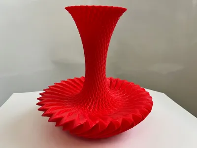 Vase with stand