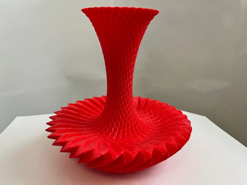 Vase with stand