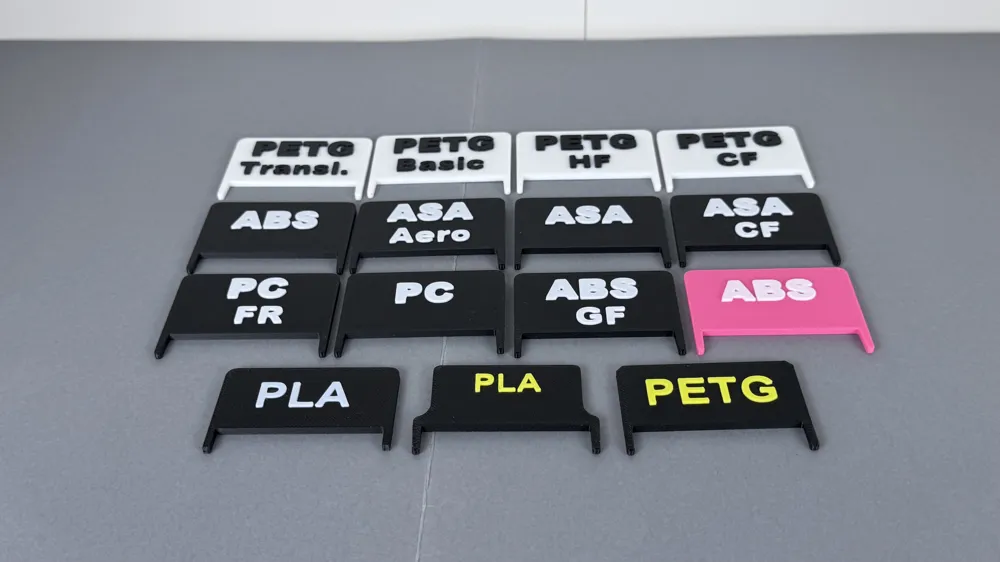 LABELS - Ready-to-Print + Customizable Blanks - Free 3D Print Model ...