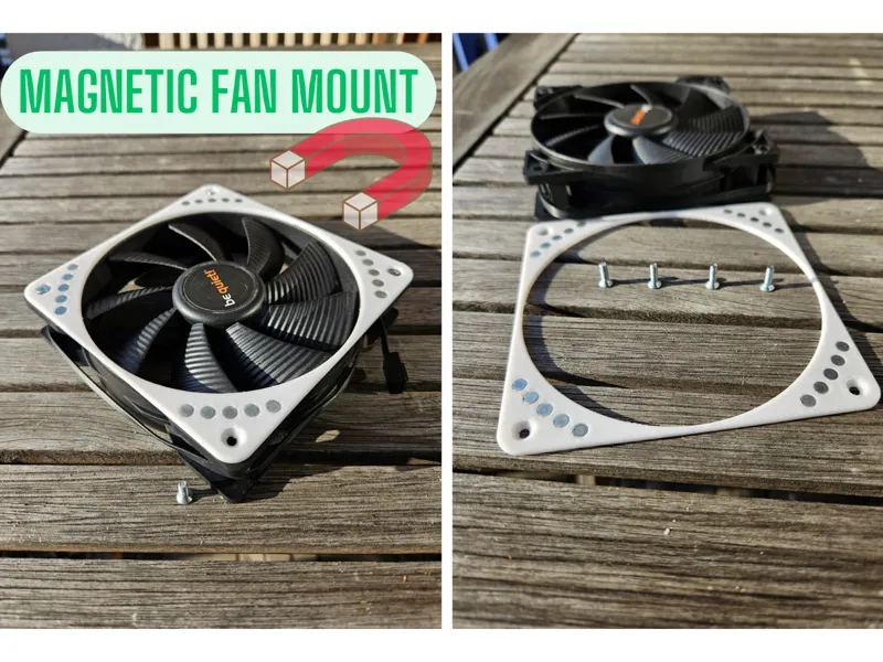 Magnetic 120mm Fan Bracket / Mount