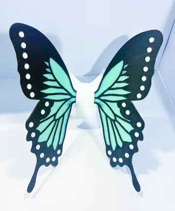 Modelo para impresión 3D: Butterfly Wings Desk Goose Gear — vista de referencia 4