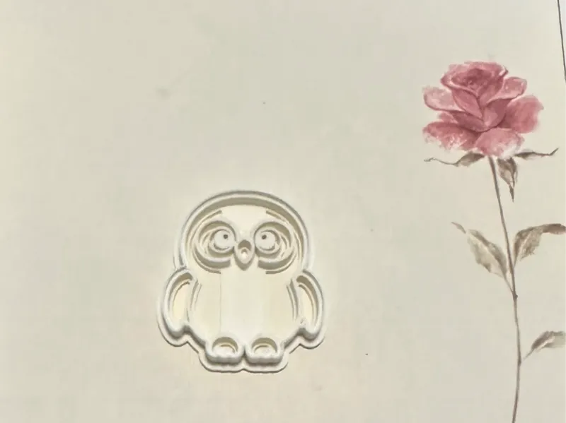 Owl cookie / polymer cutter