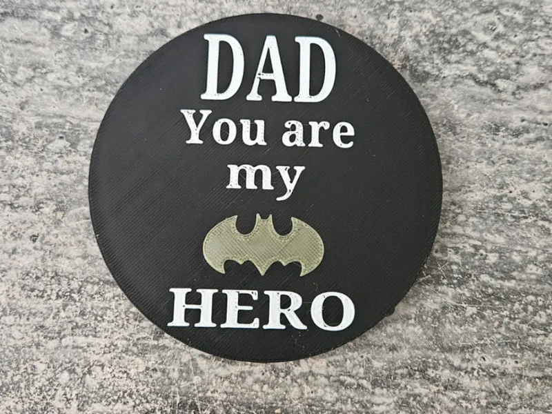 Dad You Are My Hero Coaster