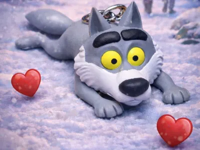 The Wolf "Mal-Aimé" keychain version