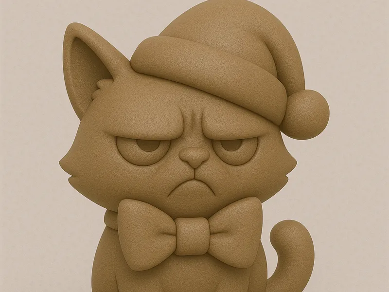 Christmas Grumpy Cat - Updated