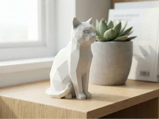 MODERN FIGURINE CAT