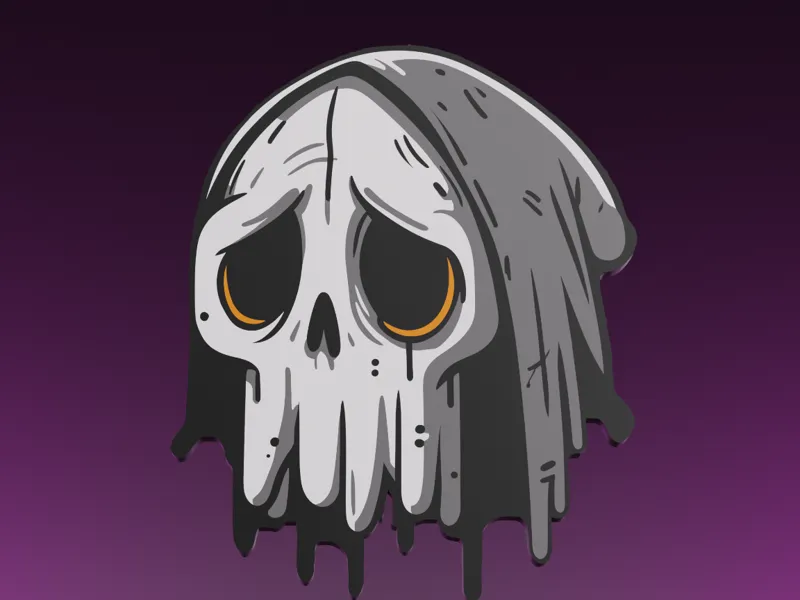 Ghouly Ghoul Halloween Decor Art