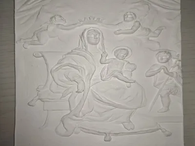 Madonna della Paolina - 3D Bas-relief 