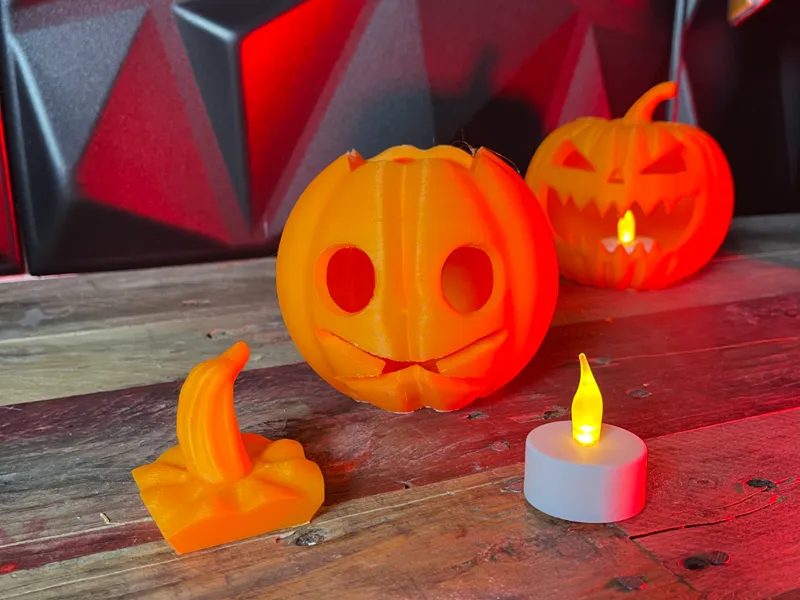 Spooky Halloween Pumpkin N°2 (Tealight Compatible)
