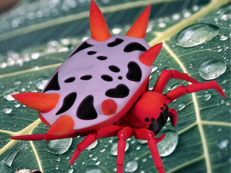 Spiny-Backed Orbweaver Spider 