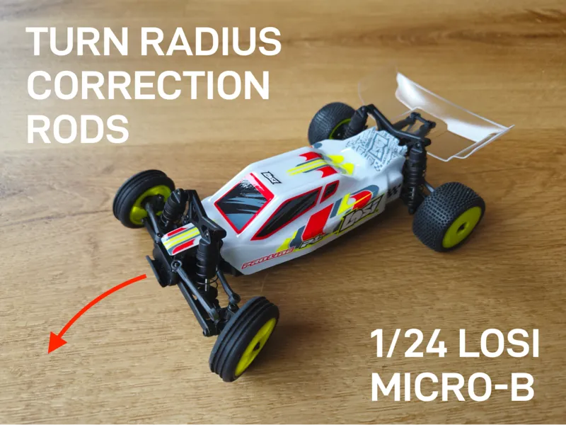 LOSI Micro-B 1/24 Steering Geometry Correction Rod