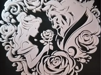 cadre la belle et la bête