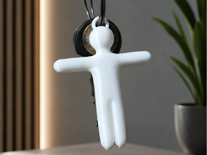 Meccha chameleon stay pose keychain