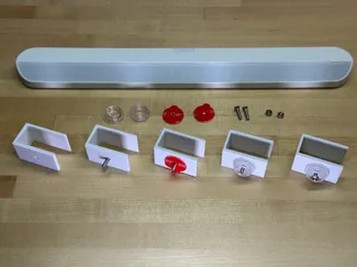 Ikea Kolvatten no-drill shelf clips