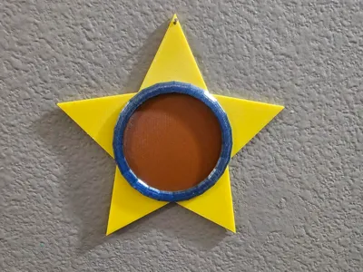 4" inch photo frame. Star Frame 