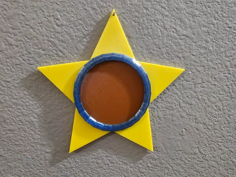 4" inch photo frame. Star Frame 