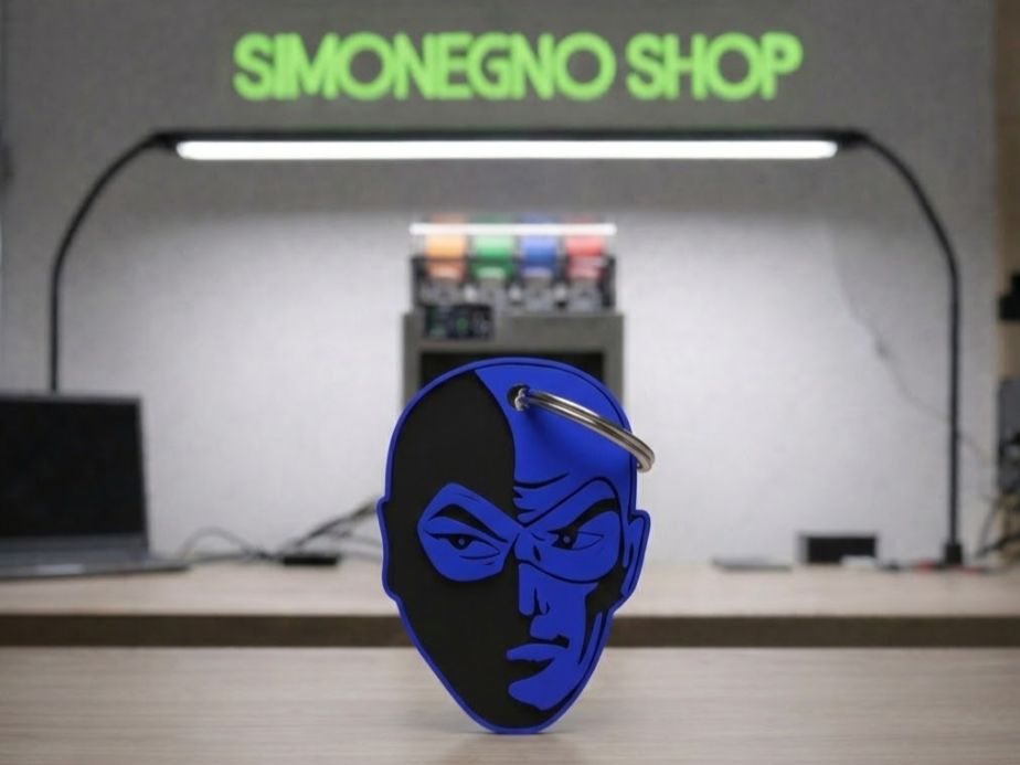 Diabolik Keychain - Inverted Print Edition 