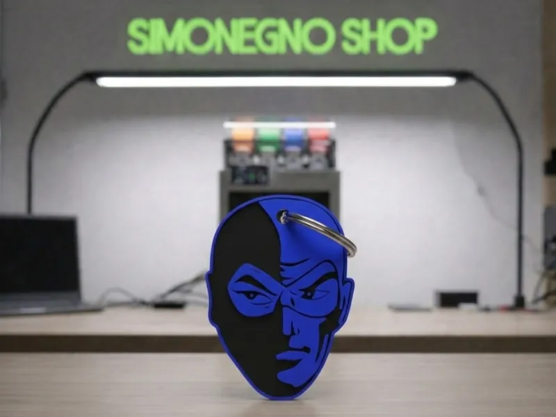 Diabolik Keychain - Inverted Print Edition 