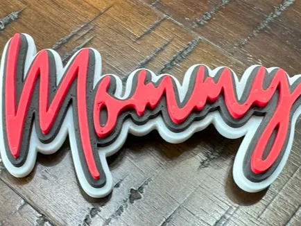 Mommy Keychain, Nametage