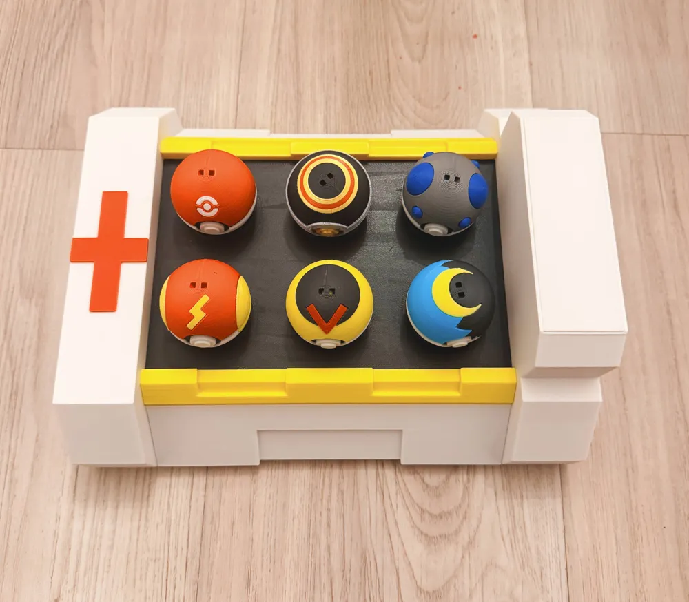 Pokemon Máquina de Cura Porta Canetas + Clickers - Modelo gratuito para ...