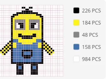 Minion Pixel Puzzle