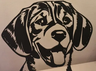Beagle Stencil
