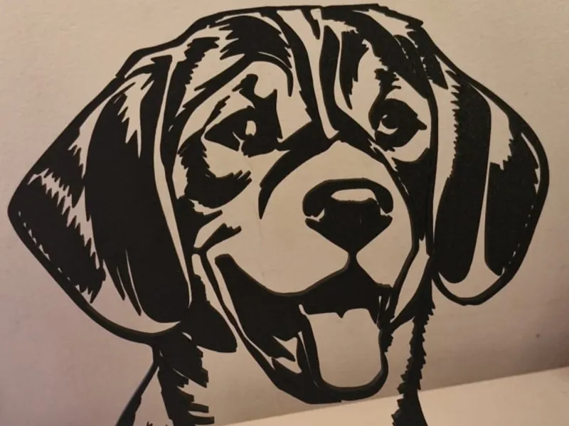 Beagle Stencil