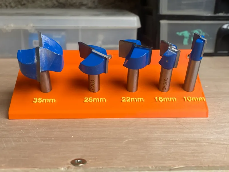 Routeur bits holder