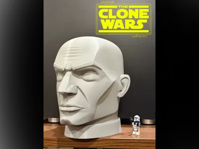 Clone Wars Style Captain Rex/Clone Head Full Size!