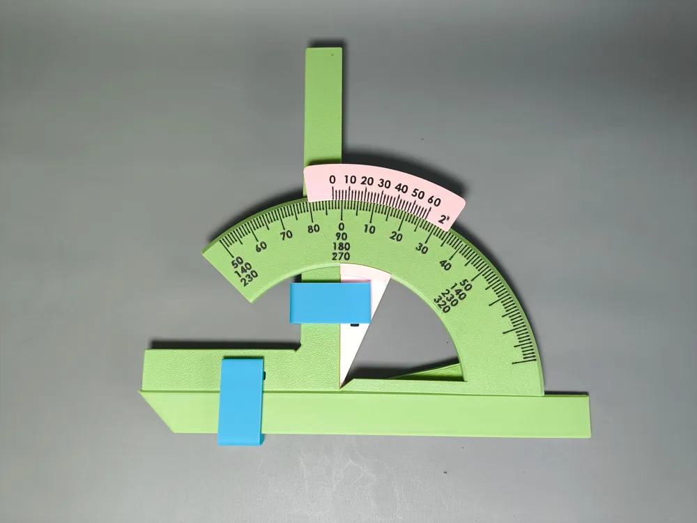 Printable Angular Ruler Universal Angle Ruler - High-precision/Single and Multi-color Versions ...