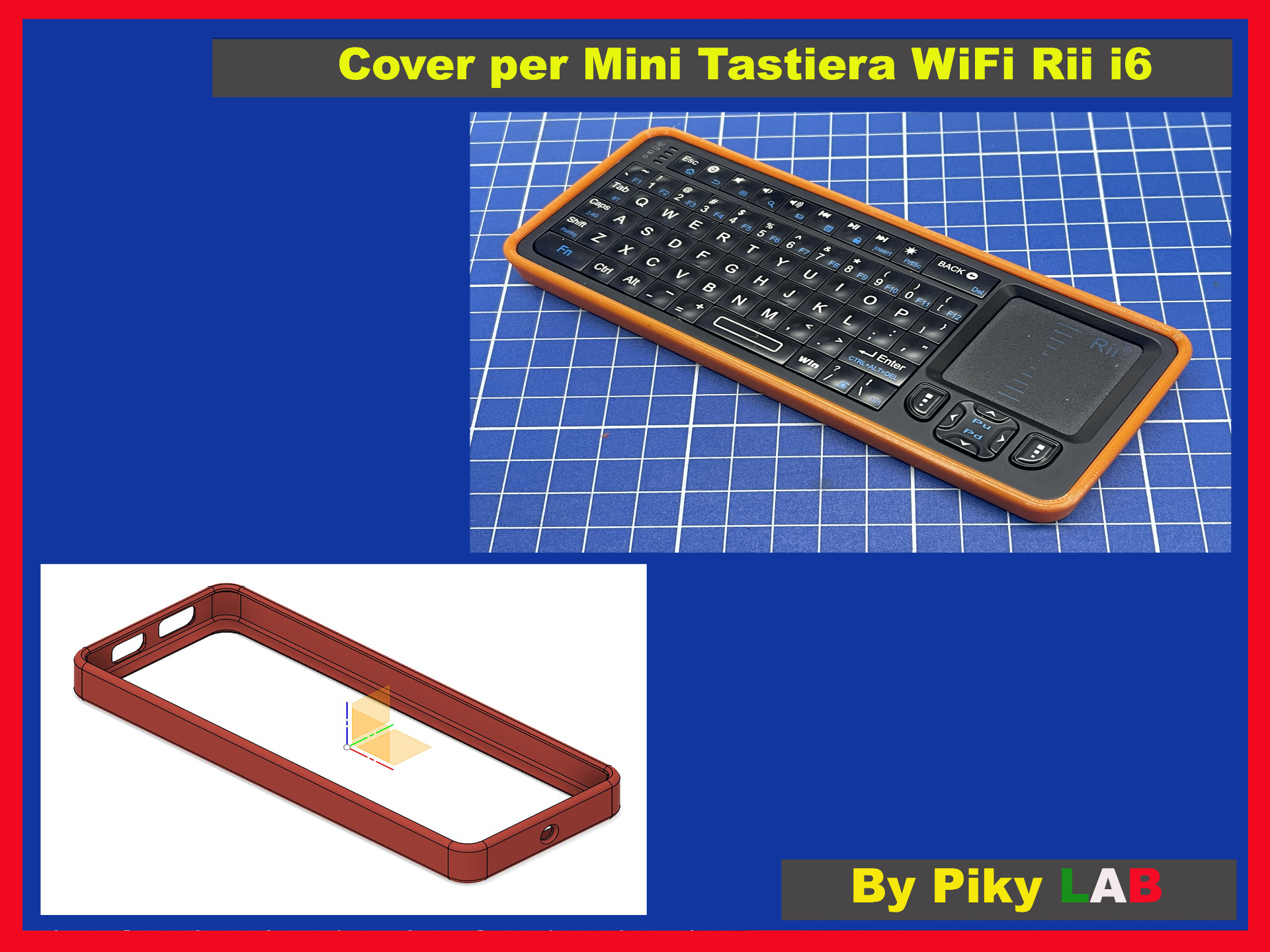 TPU Case for Rii i6 Mini Wireless Keyboard