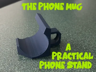 The Phone Mug - A Practical Phone Stand