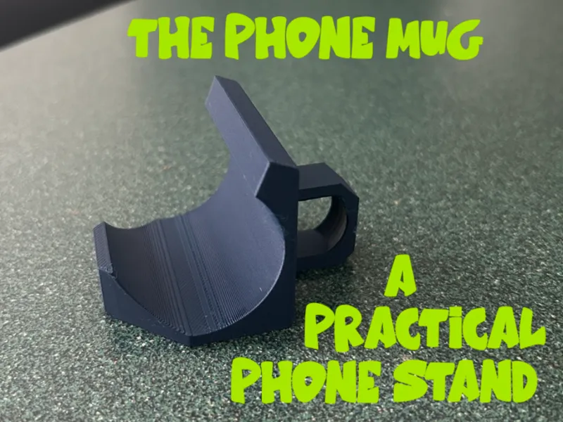 The Phone Mug - A Practical Phone Stand