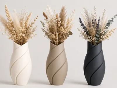 Twisted Heart Vase