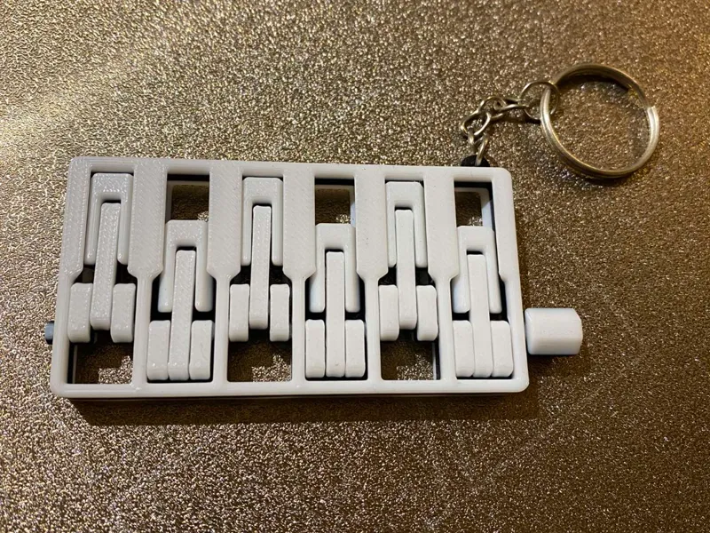 R6 Engine Keychain