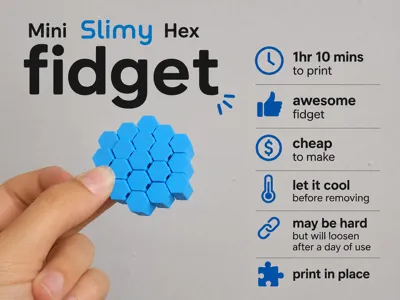 Mini Slimy Hex Fidget
