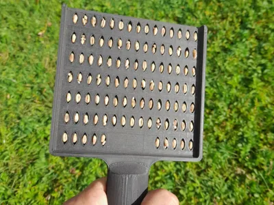 Tray for grain counting