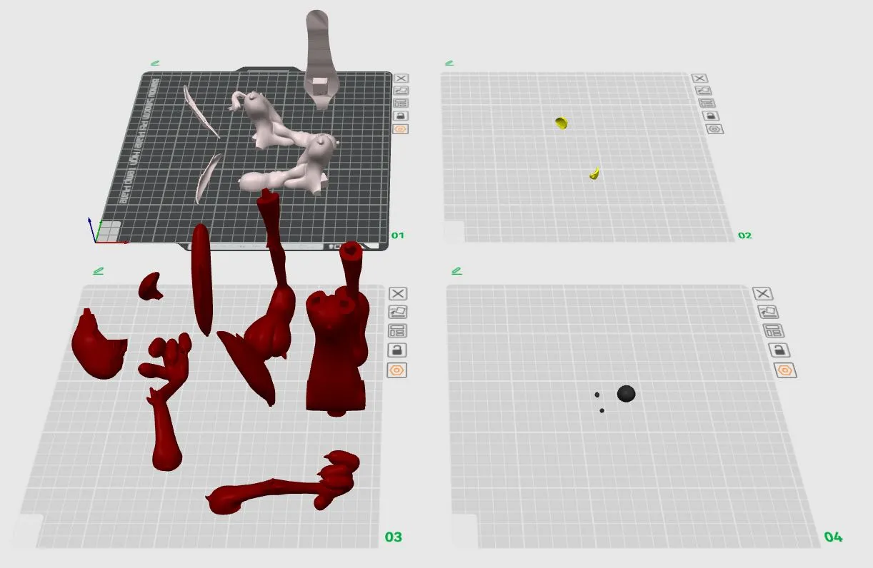 Wile E. Coyote-No AMS-Easy assembly view 2