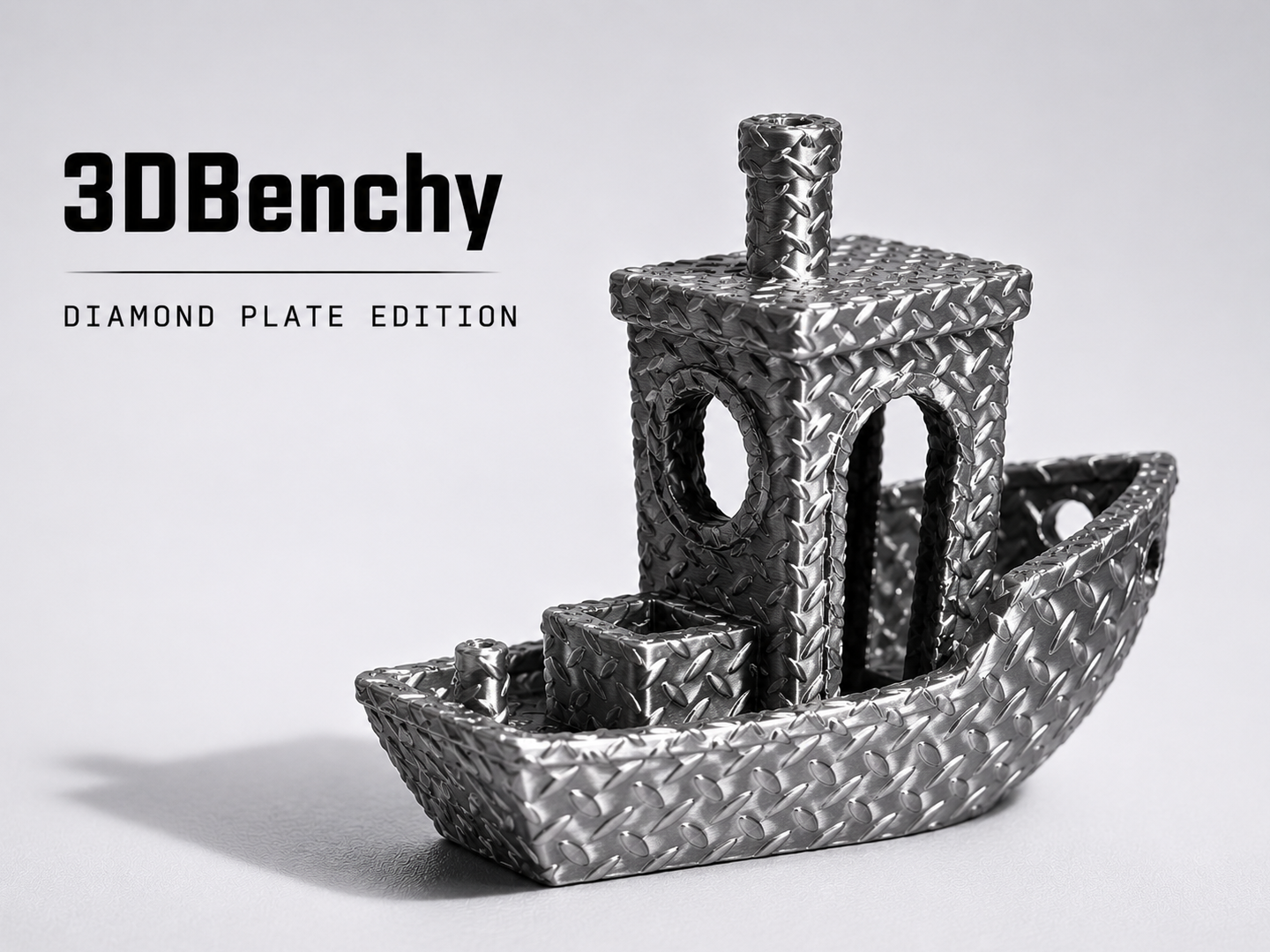 3DBenchy – Diamond Tread Plate Edition