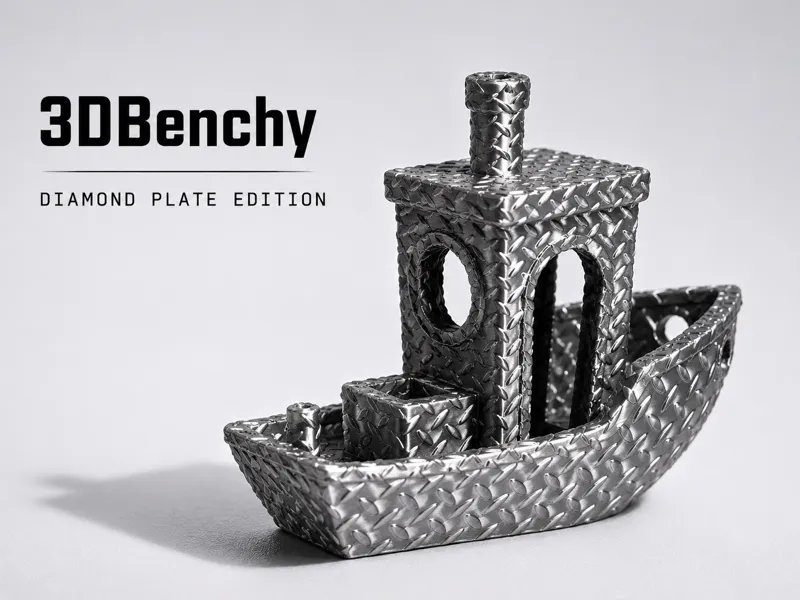 3DBenchy – Diamond Tread Plate Edition