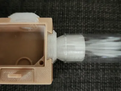 18mm Test Tube Connector (V2) for open formicaria