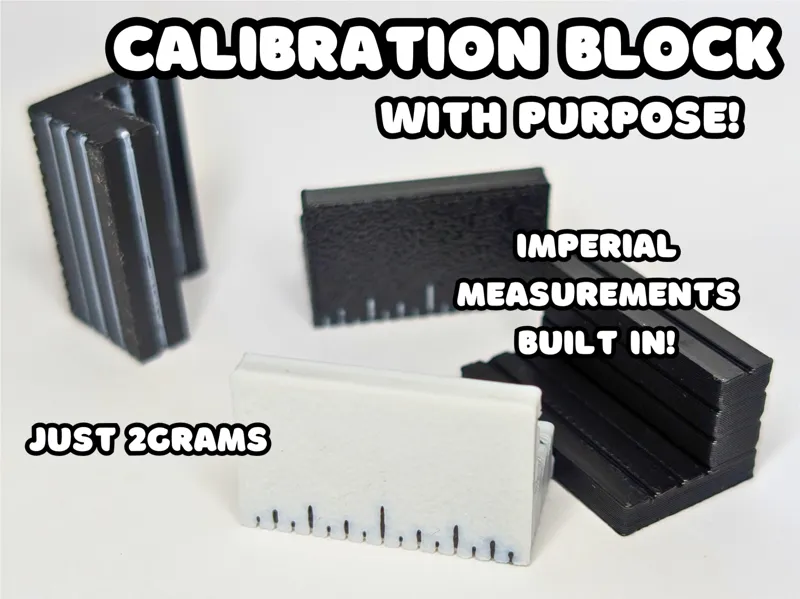 Calibration Cube - Setup Block - Measurement Tool