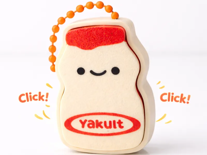 Yakult Inspired Clicker Fidget Toy