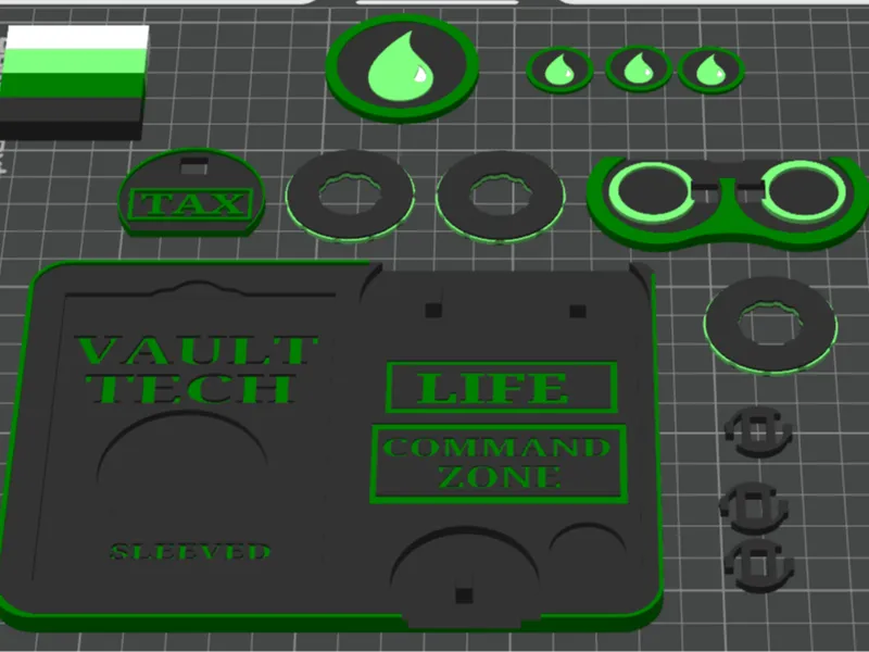 command zone plate island theme